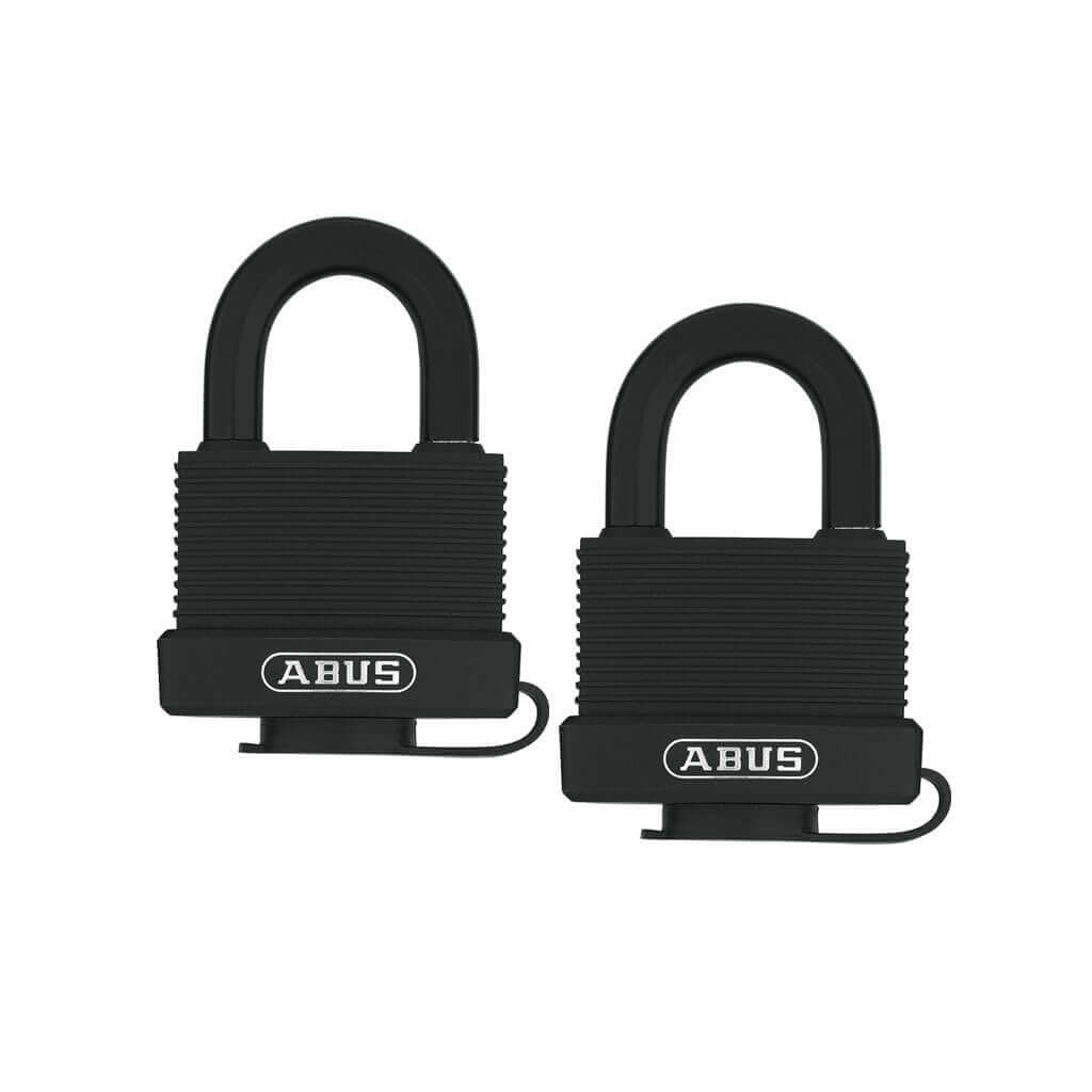 ABUS 70/45 TWIN 2 in. Body x 15/16 in. Shackle Weather-Sealed Brass Padlock (2-Pack)