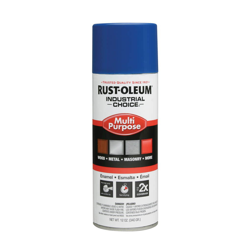 Rust-Oleum 1624830 12 oz. Safety Blue Multi-Purpose Acrylic Enamel Spray Paint