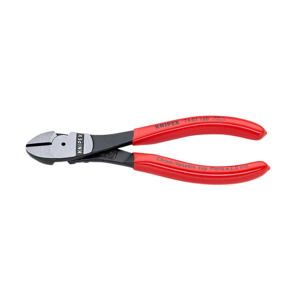 Knipex 74 01 160 SBA 6-1/4 in. High-Leverage Diagonal Side Cutting Pliers