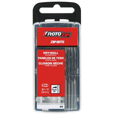 ROTOZIP GP8 1/8 in. Drywall Guidepoint Cutting Bit (8-Pack)