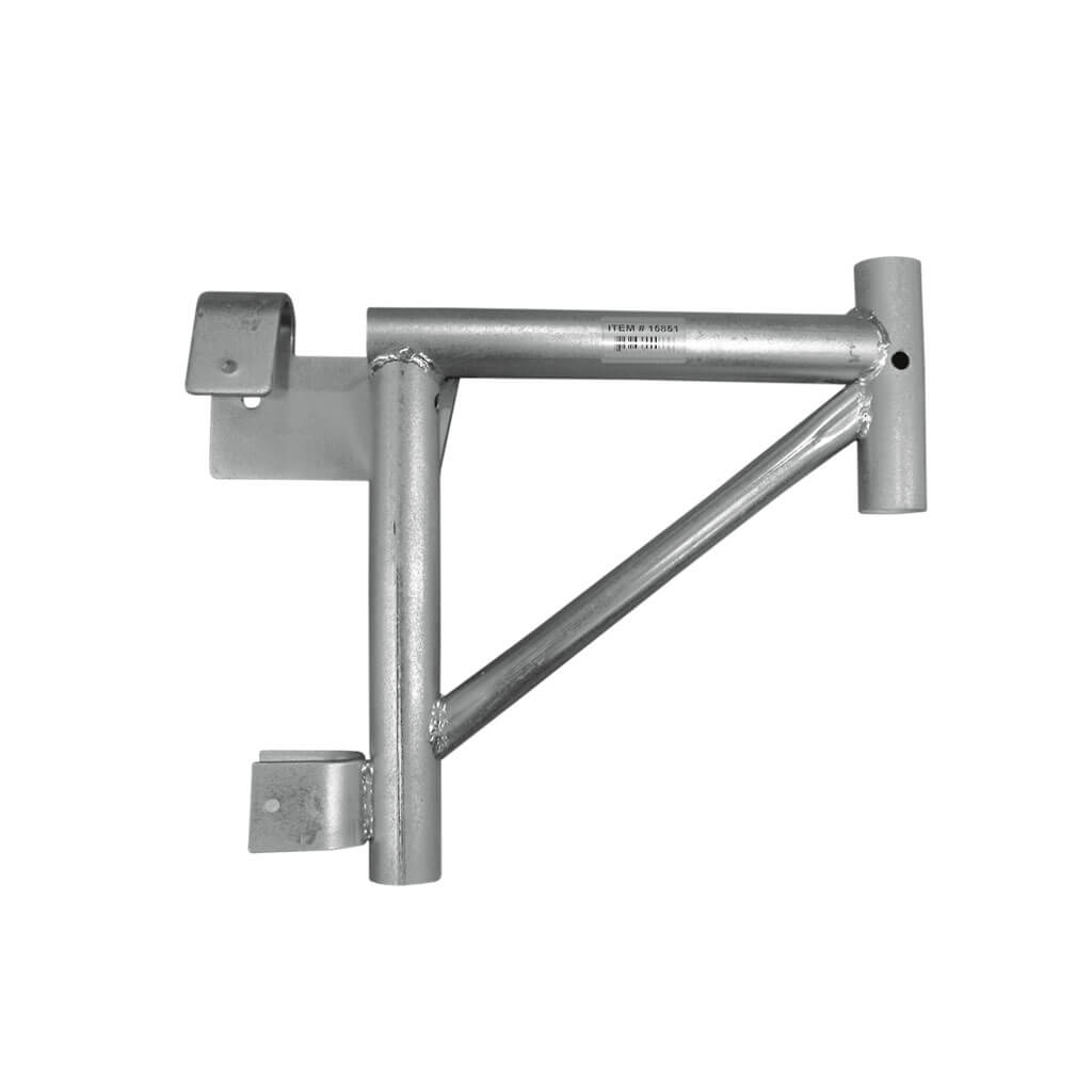 DuraDrive 12 in. Silver Galvanized Scaffold Side Bracket Hanger