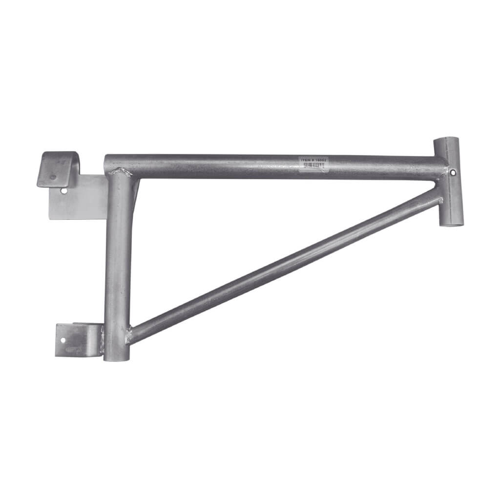 DuraDrive 24 in. Silver Galvanized Scaffold Side Bracket Hanger