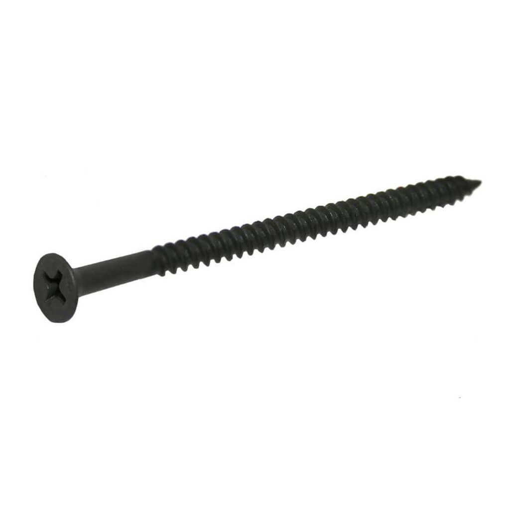 DuraDrive #7 x 2-1/2 in. Black Phosphate Coated Bugle Head Phillips Drive Fine Thread Drywall Screws (2,500-Box)