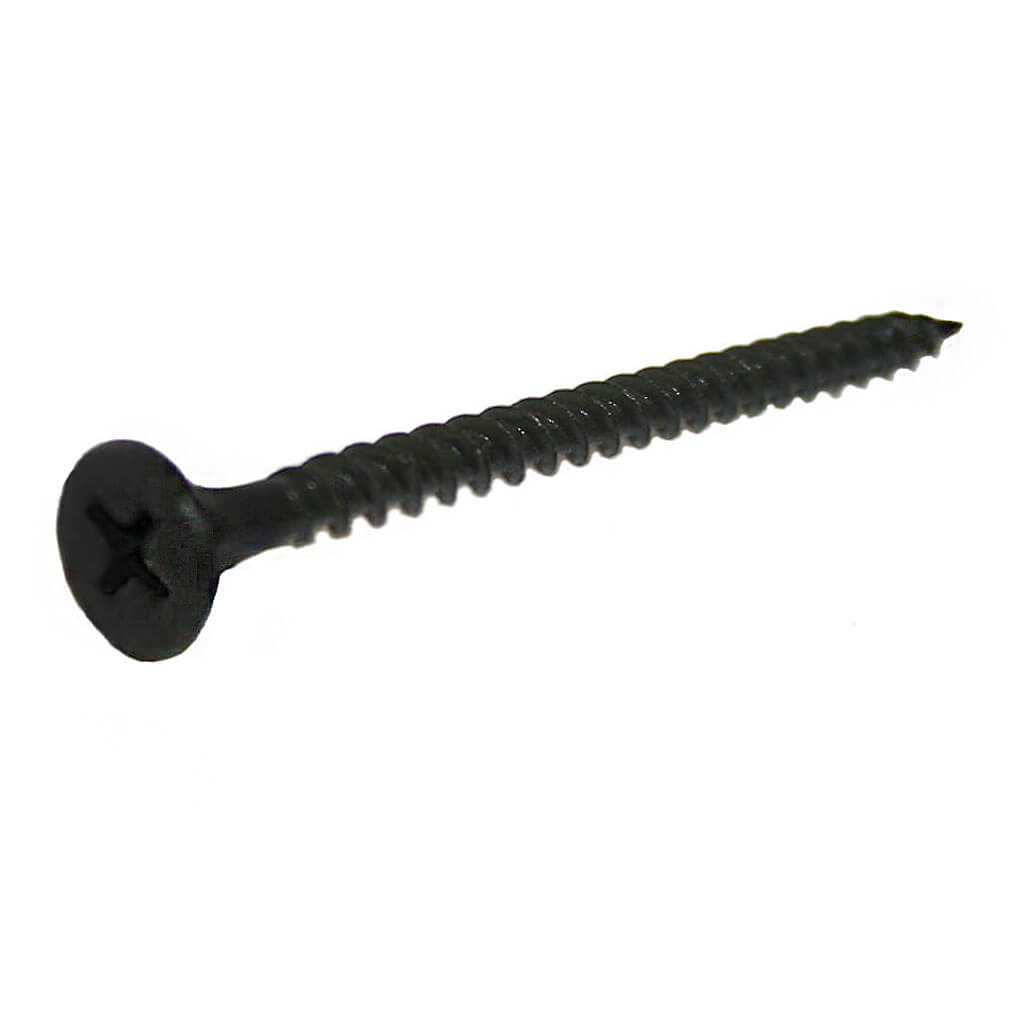 DuraDrive #6 x 2 in. Black Phosphate Coated Bugle Head Phillips Drive Fine Thread Drywall Screws (3,500-Box)