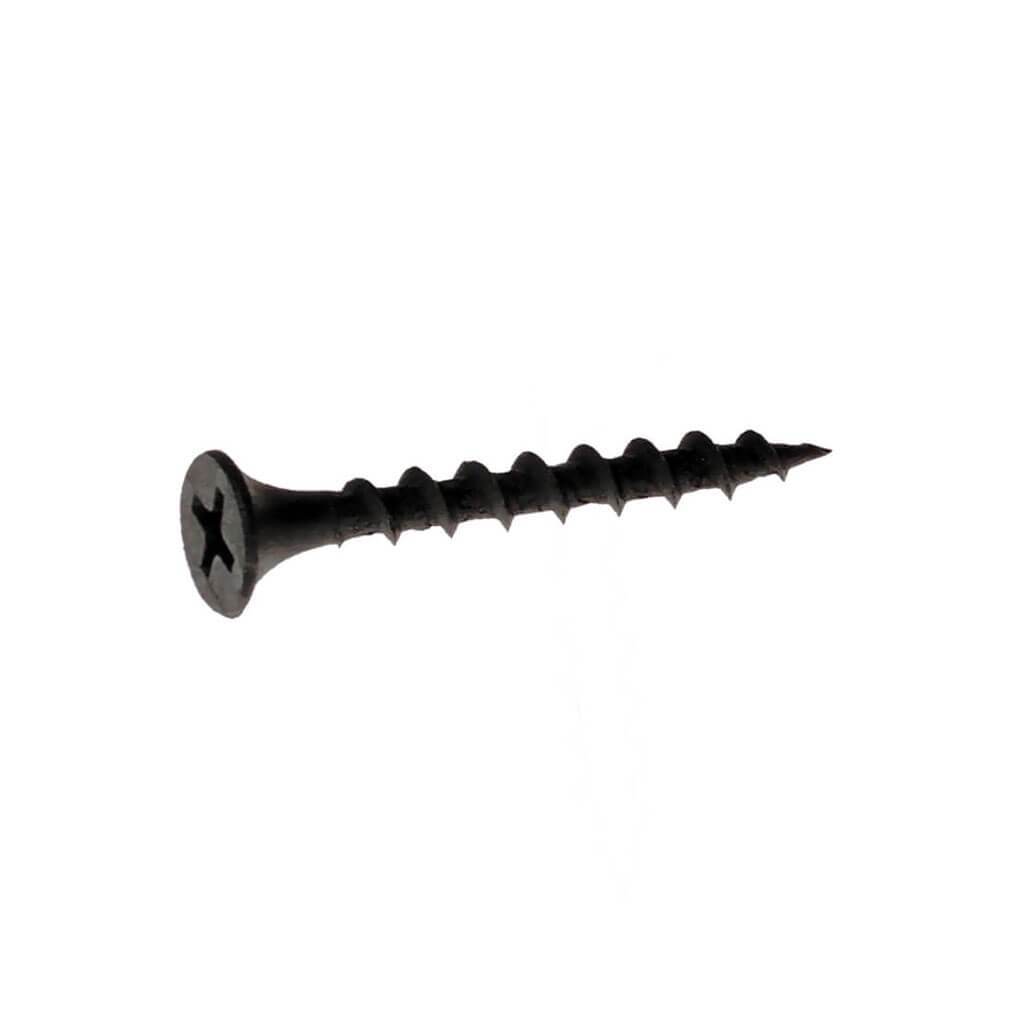 DuraDrive #6 x 1-1/4 in. Black Phosphate Coated Bugle Head Phillips Drive Coarse Thread Drywall Screws (8,000-Box)