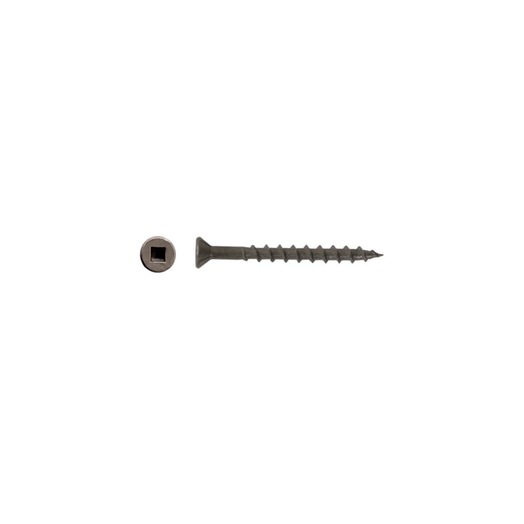 DuraDrive #8 x 1-3/4 in. Low Root Zinc Coated Flat Head Square Drive Flooring Screws (4,000-Box)