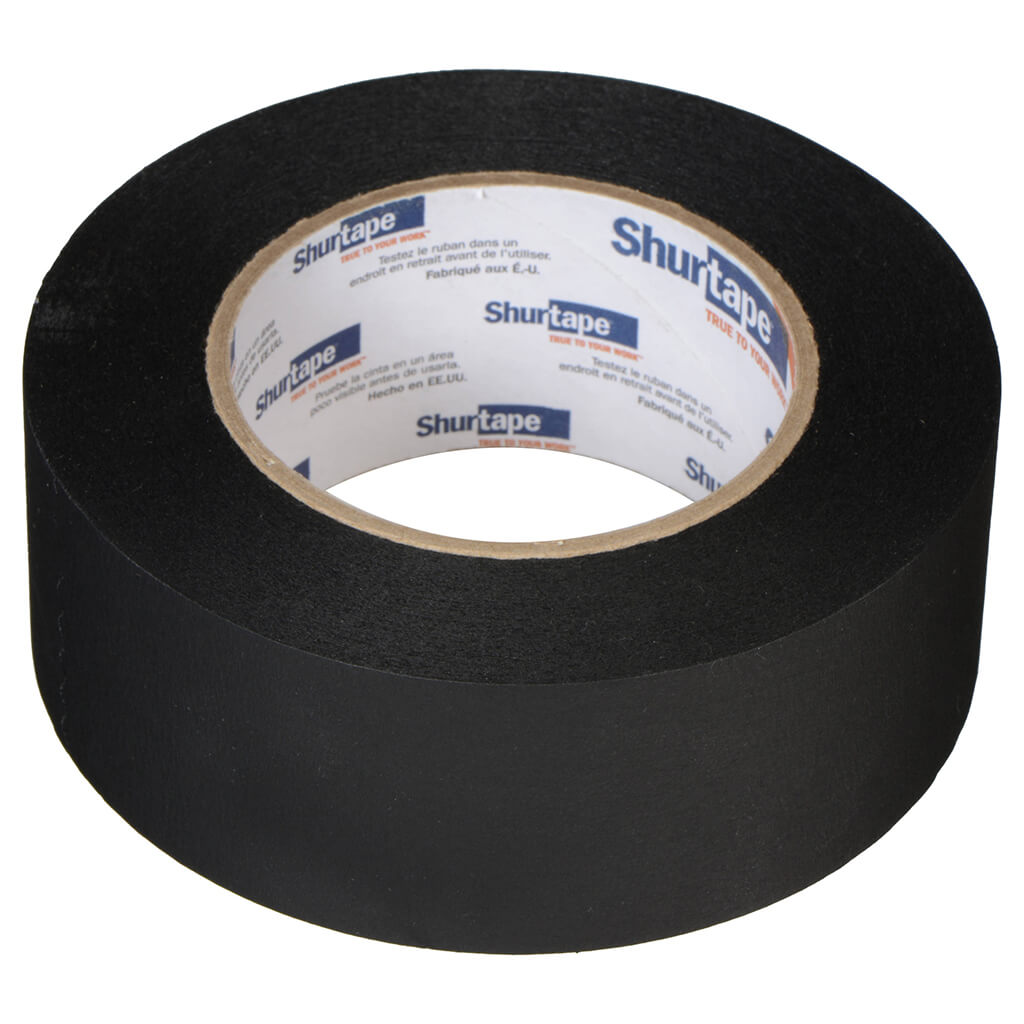 Shurtape 2 in. x 60 yds. Black General Purpose Cloth Duct Tape