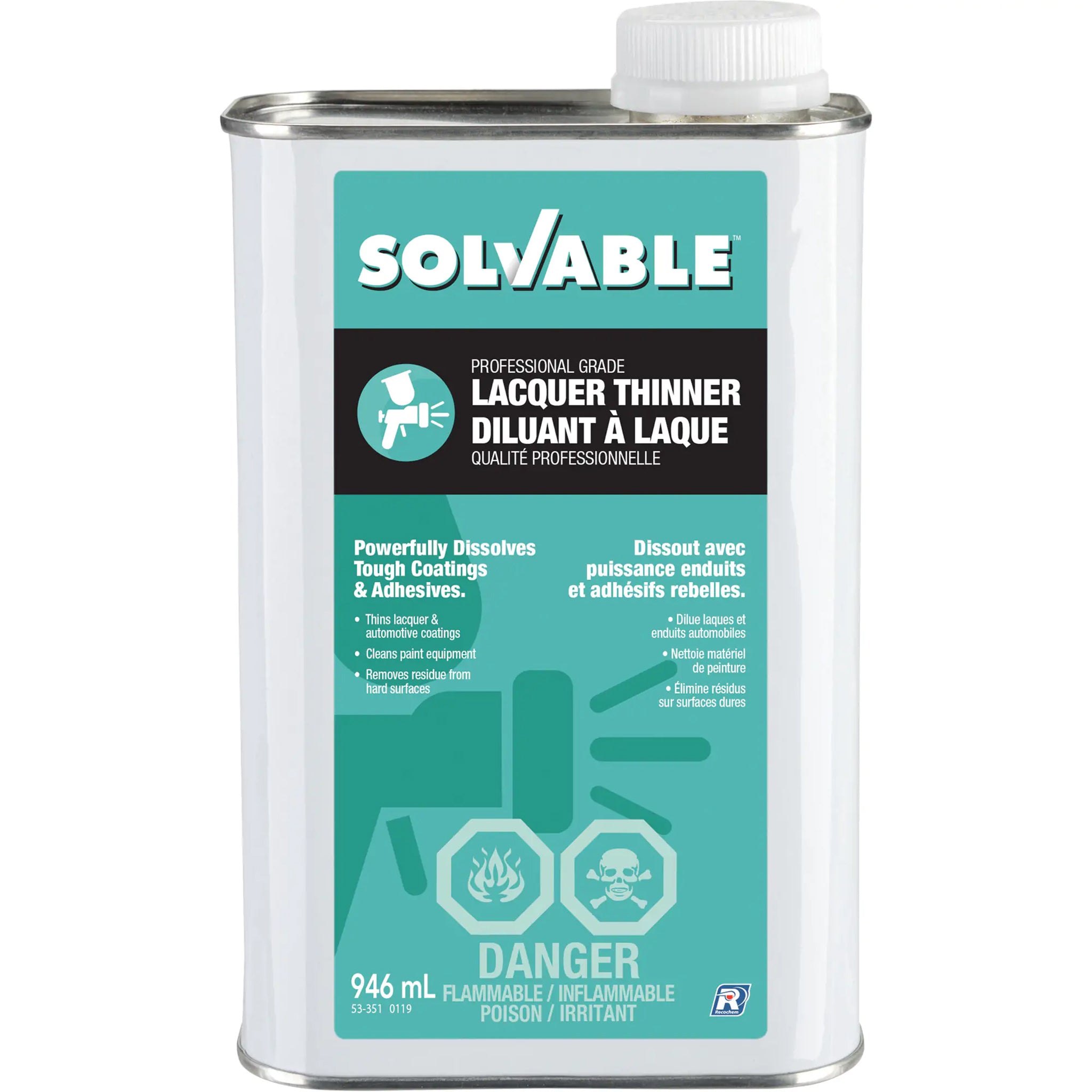 Solvable Professional Grade Lacquer Thinner 946 mL