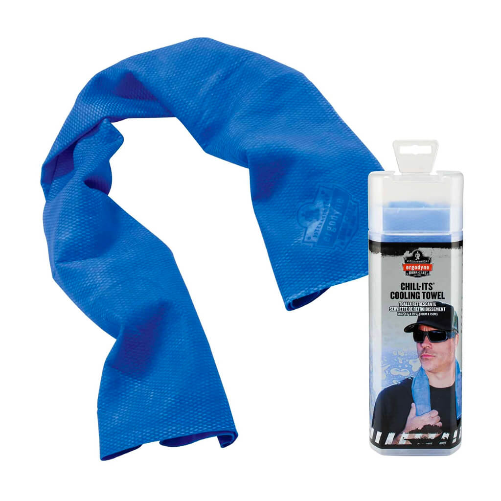 Ergodyne 6602 Chill-Its Blue Evaporative Cooling Towel