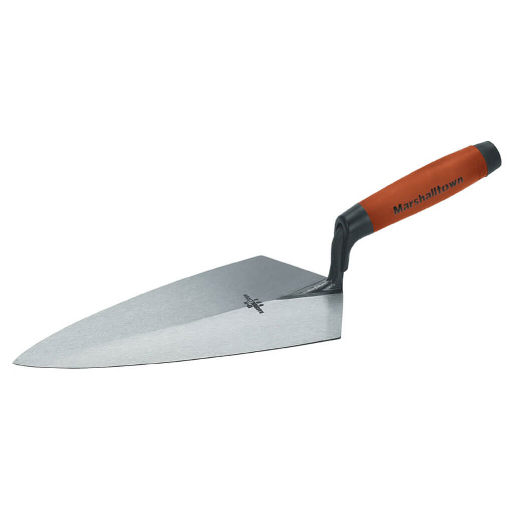 MARSHALLTOWN 10105 10 in. x 5 in. Carbon Steel Philadelphia Style Pointing Brick Trowel