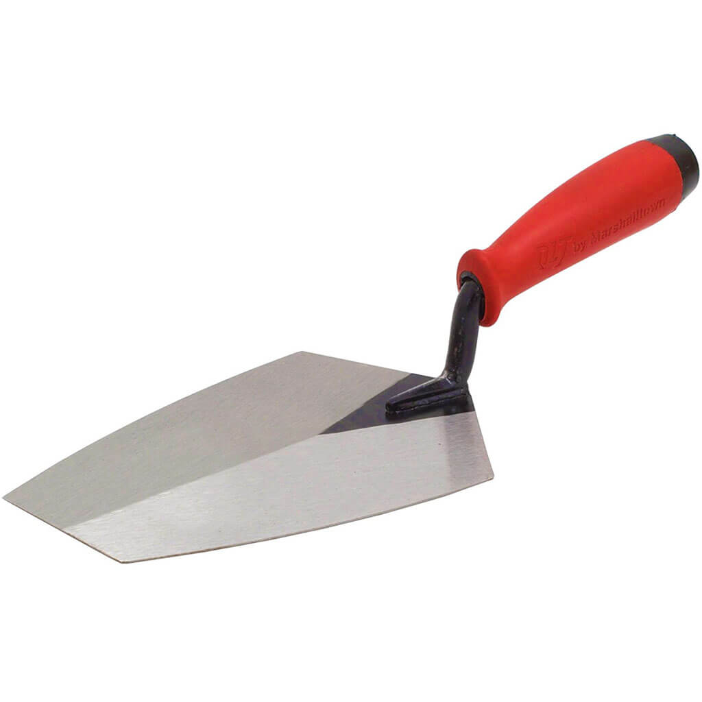 MARSHALLTOWN 18736 7-1/2 in. Resilient Handle Carbon Steel Bucket Trowel