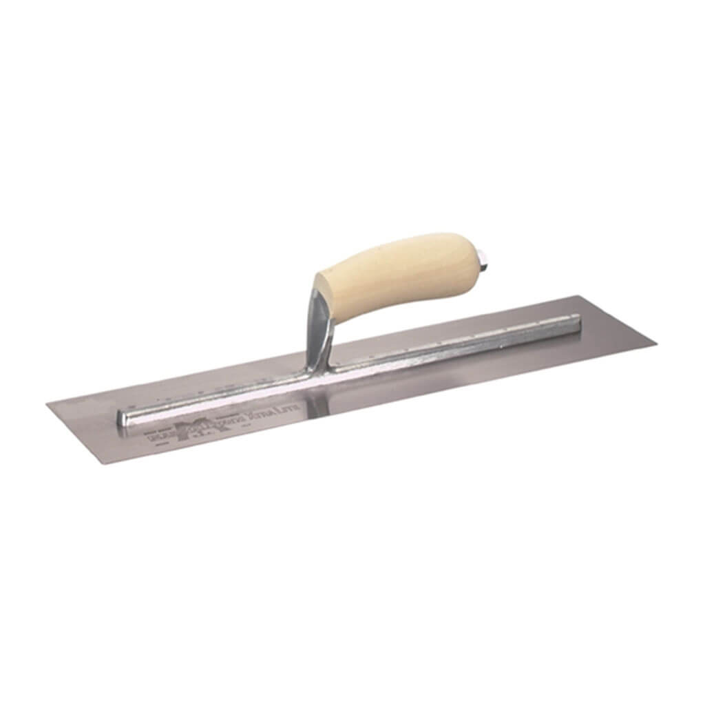 MARSHALLTOWN 12124 11 in. x 4-1/2 in. Curved Finishing Trowel