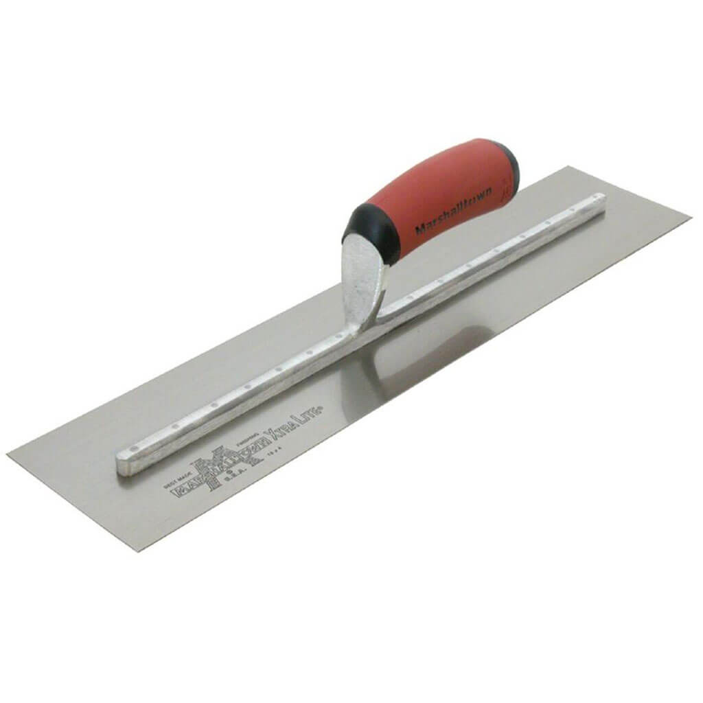 MARSHALLTOWN 12124 11 in. x 4-1/2 in. Curved Finishing Trowel