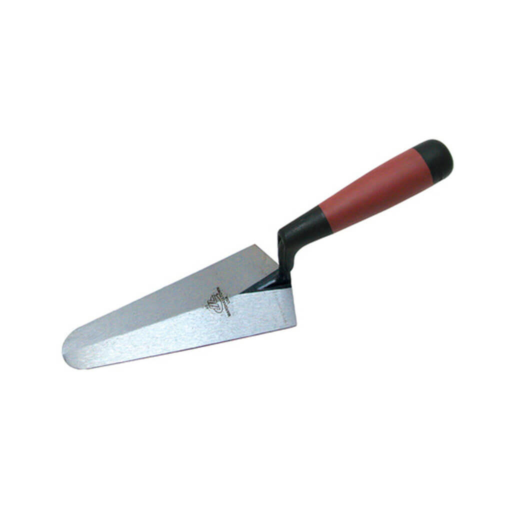 MARSHALLTOWN 10749 7 in. x 3-3/8 in. Carbon Steel V-Shaped Gauging Trowel