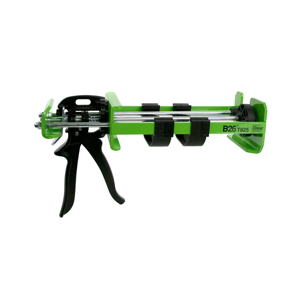 Albion B26T825 75mL/300mL Twin 26:1 Drive 10:1/2:1 Mix Metal Cartridge Manual Multi-Component Caulking Gun