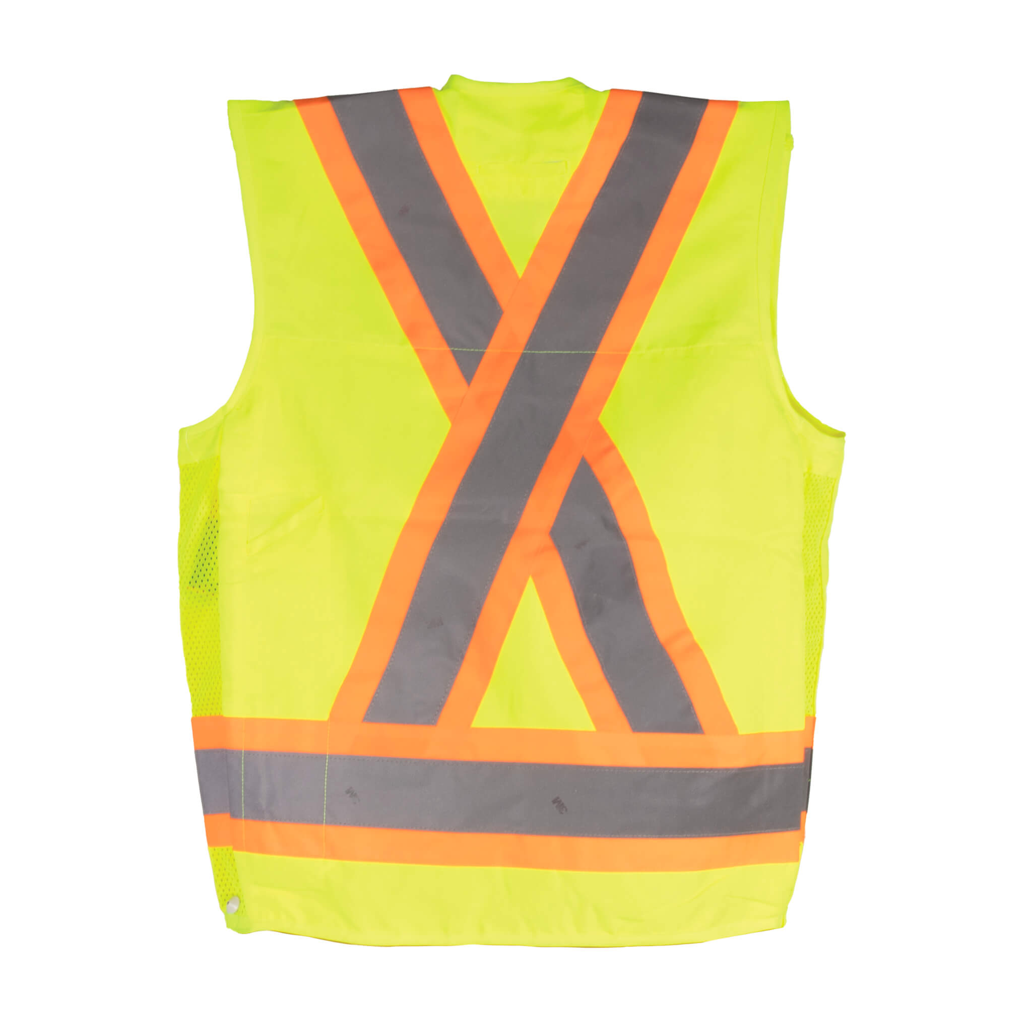 DuraDrive Men's Hi-Vis Class 2 Level 2 Surveyor Safety Vest with Pockets