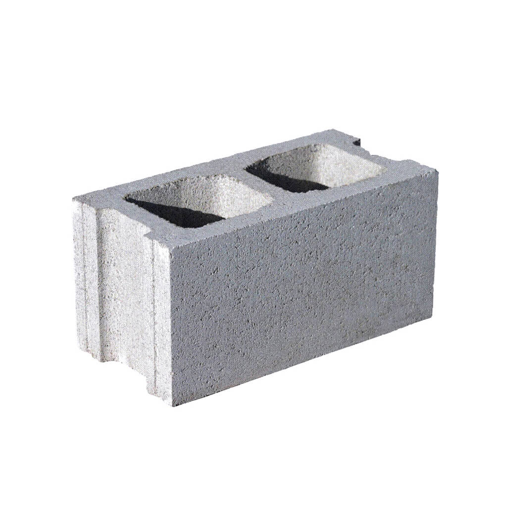 9-1/2 in. x 7-1/2 in. x 15-1/2 in. Standard Plain Concrete Block