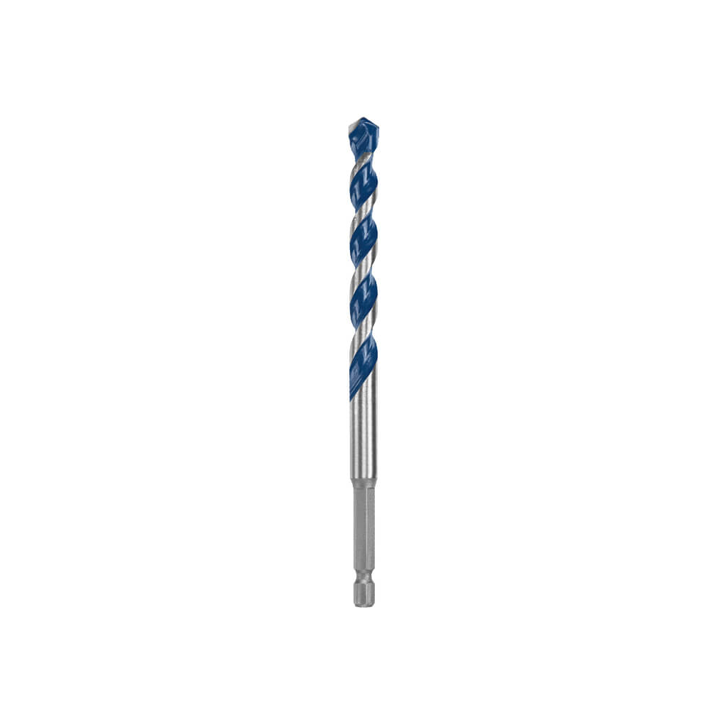 BOSCH HCBG12T 3/8 in. x 4 in. x 6 in. BLUEGRANITE TURBO Carbide 4-Cutter Masonry Hammer Hex Shank Drill Bit