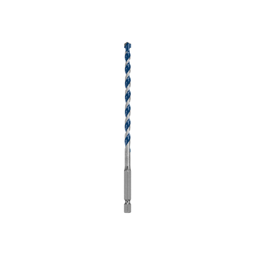 BOSCH HCBG06T 1/4 in. x 4 in. x 6 in. BLUEGRANITE TURBO Carbide 4-Cutter Masonry Hammer Hex Shank Drill Bit