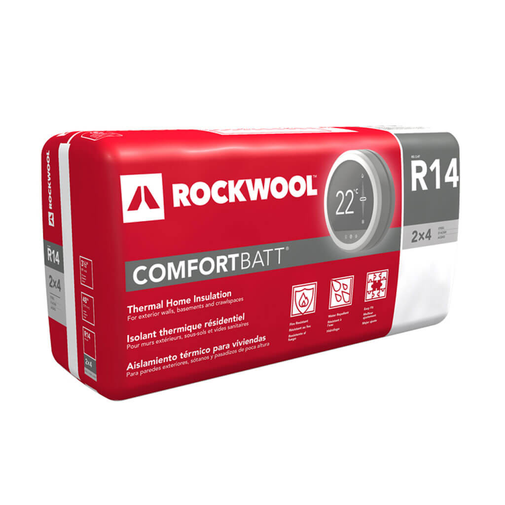 ROCKWOOL COMFORTBATT R14 3.5 in. x 16.25 in. x 48 in. Steel Stud Insulation