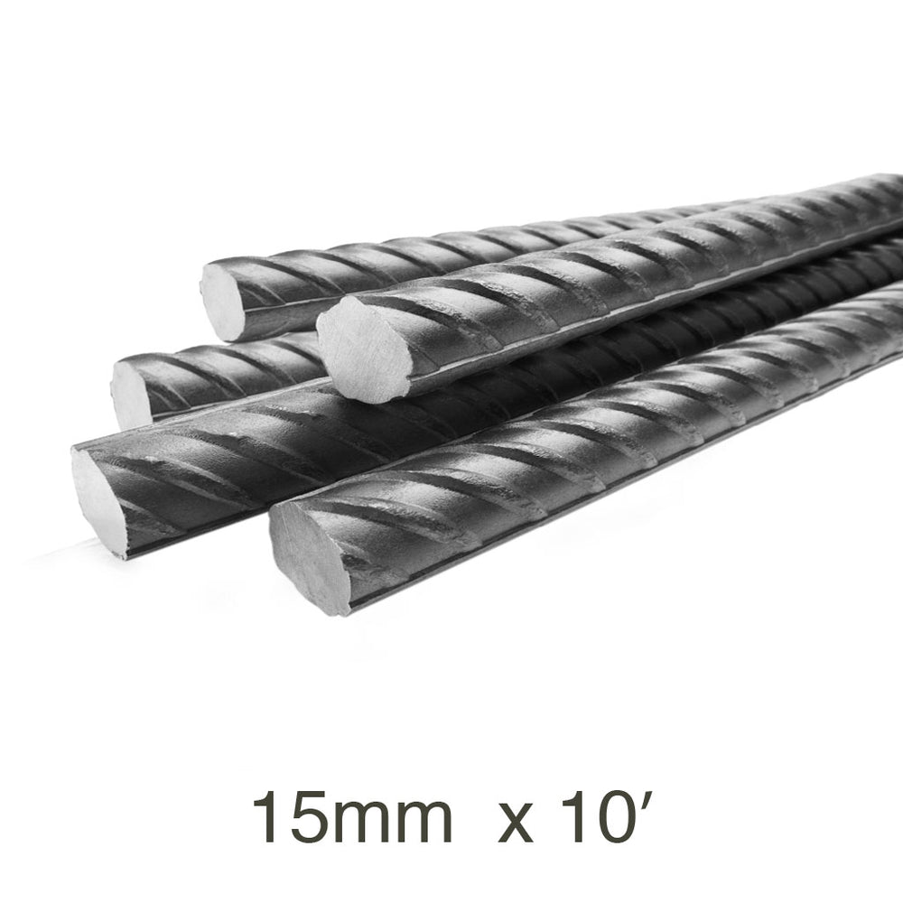 15 mm x 10 ft. Steel Rebar