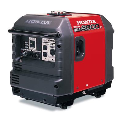 HONDA EU3000iS 3300 Watt 4-Stroke GX200T2 Gas Enclosed Super-Quiet Electric Start Inverter Generator