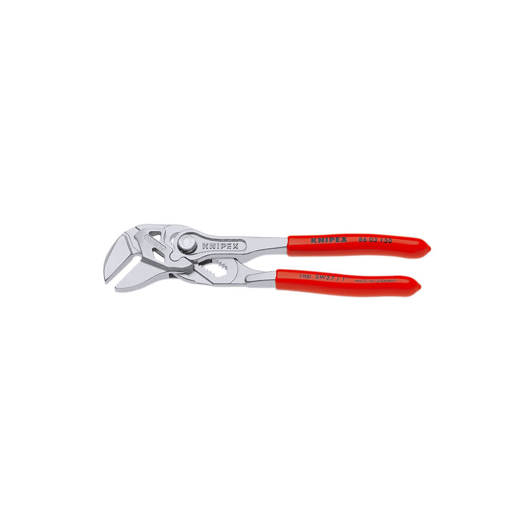 Knipex 86 03 150 SBA 6 in. Forged Steel Nickel Plated Adjustable Pliers Wrench