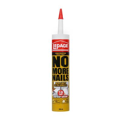 LEPAGE 2048231 266mL No More Nails Heavy Duty Instant Grab Constructio
