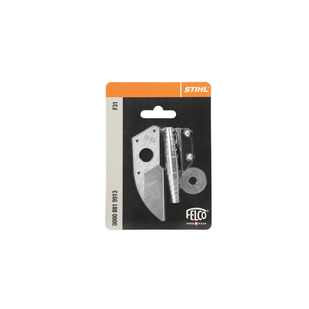 STIHL 0000 881 9913 Replacement Cutting Blade with Spring and Screws for F31 Pruners