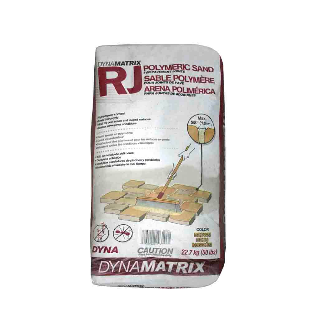 DYNA 22.7 kg DYNAMATRIX-RJ Brown Polymeric Sand for Regular Pavement Joints