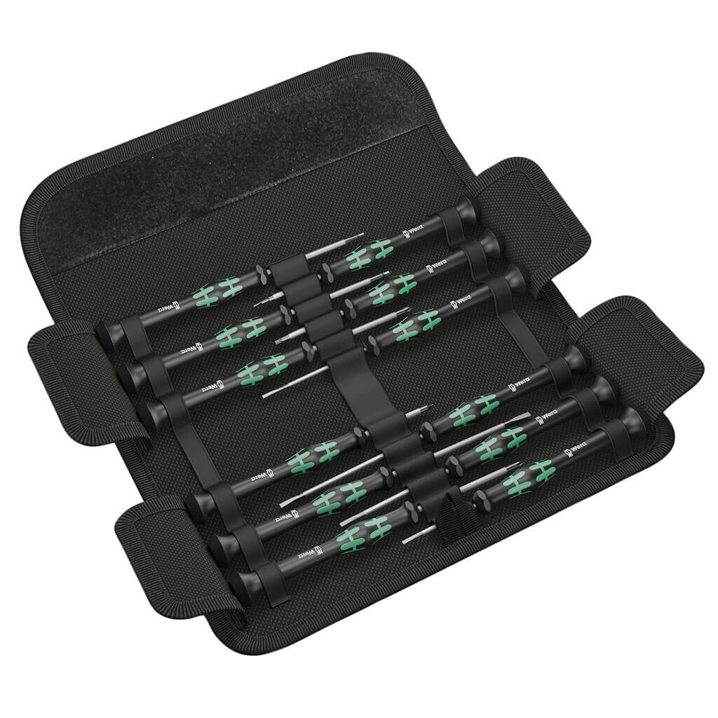 Wera 05073675001 Kraftform Micro Electronic Applications Screwdriver Set (12-Piece)