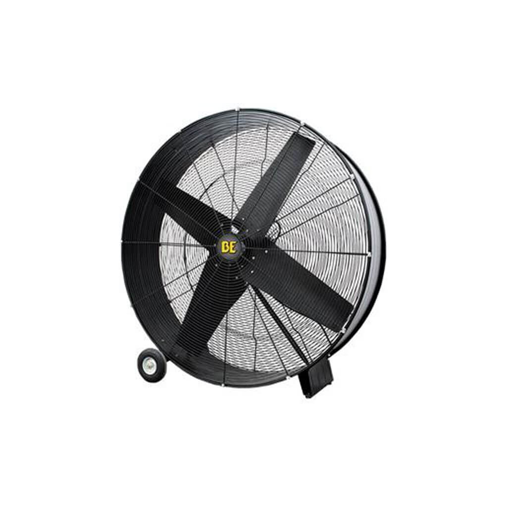 BE Pressure FD42 42 in. 15,400 cfm. Wheeled 2-Speed Metal Tilt Drum Fan