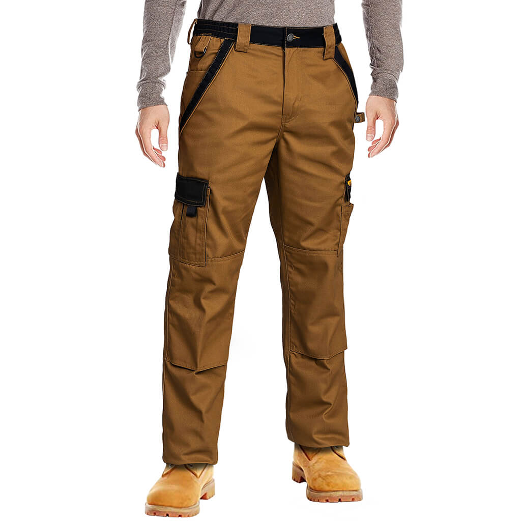 DuraDrive Brown Two Tone Tradesman Work Pant