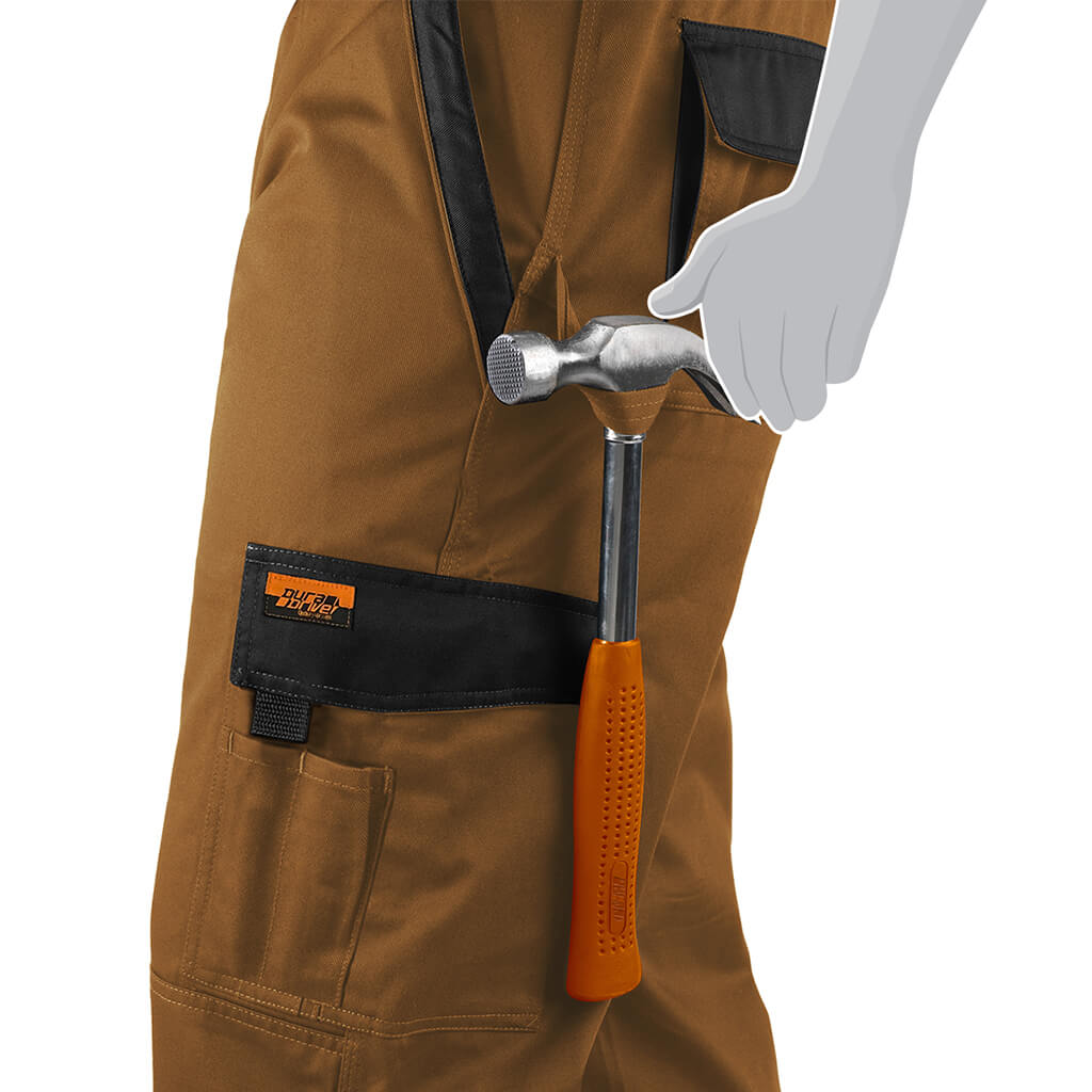 DuraDrive Brown Two Tone Tradesman Work Pant