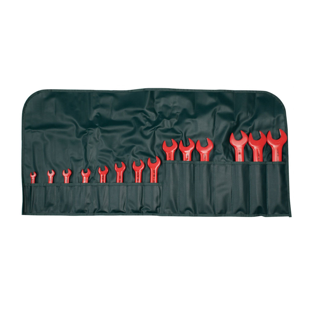 Wiha 20190 Insulated SAE/Imperial Open Ended Spanner Set (14-Piece)