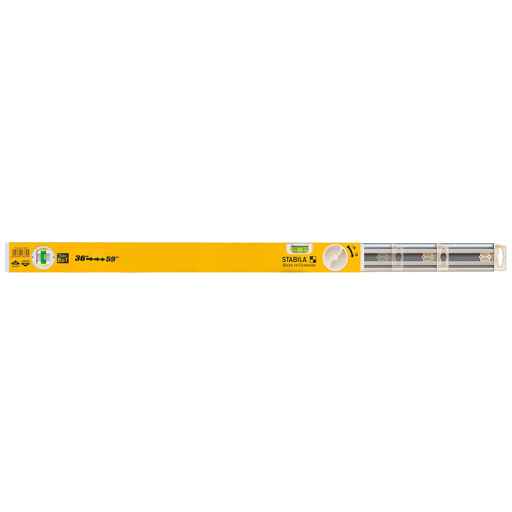 STABILA 29459 36 in. - 59 in. TYPE 80T Extendable Level