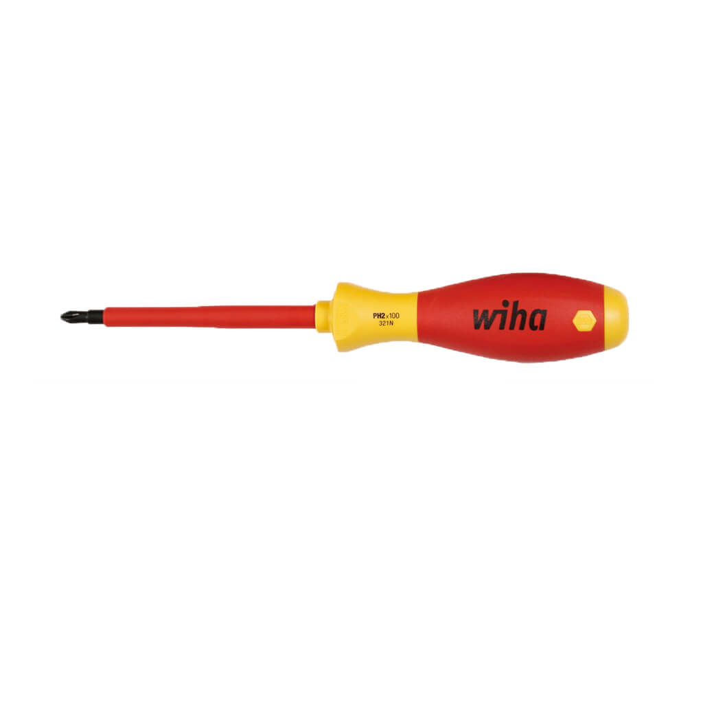 Wiha 92035 #2 x 100mm Insulated Phillips Screwdriver