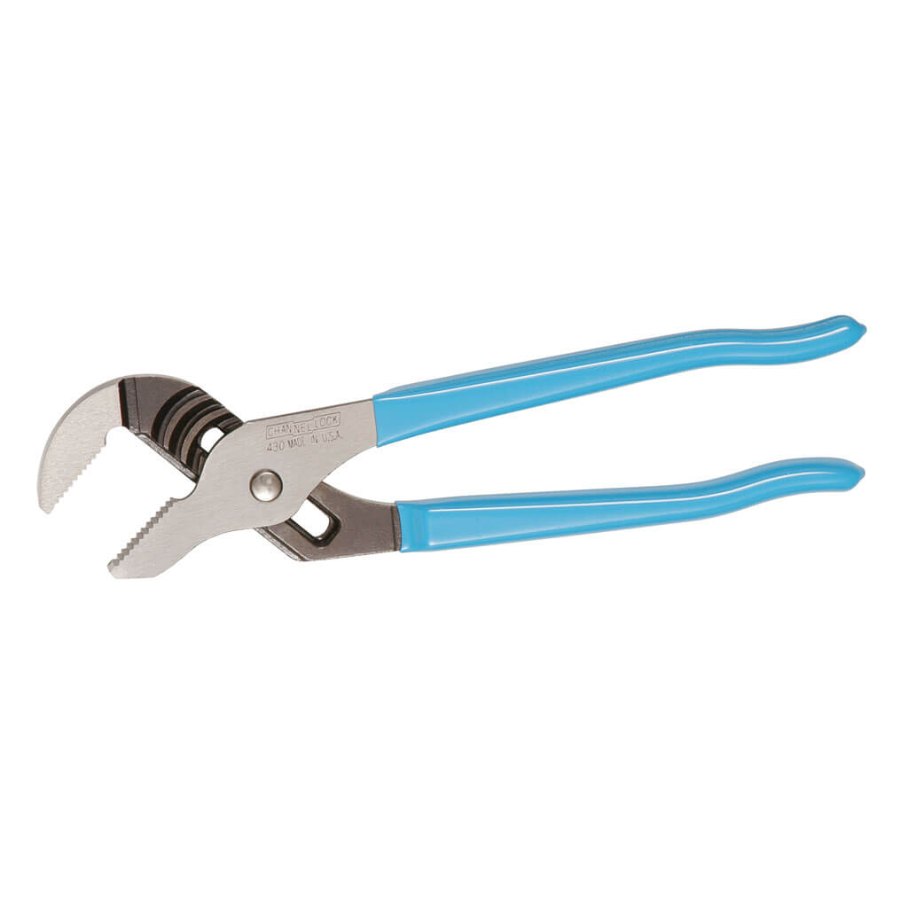 CHANNELLOCK 430 10 in. Carbon Steel Straight Jaw Tongue and Groove Pliers