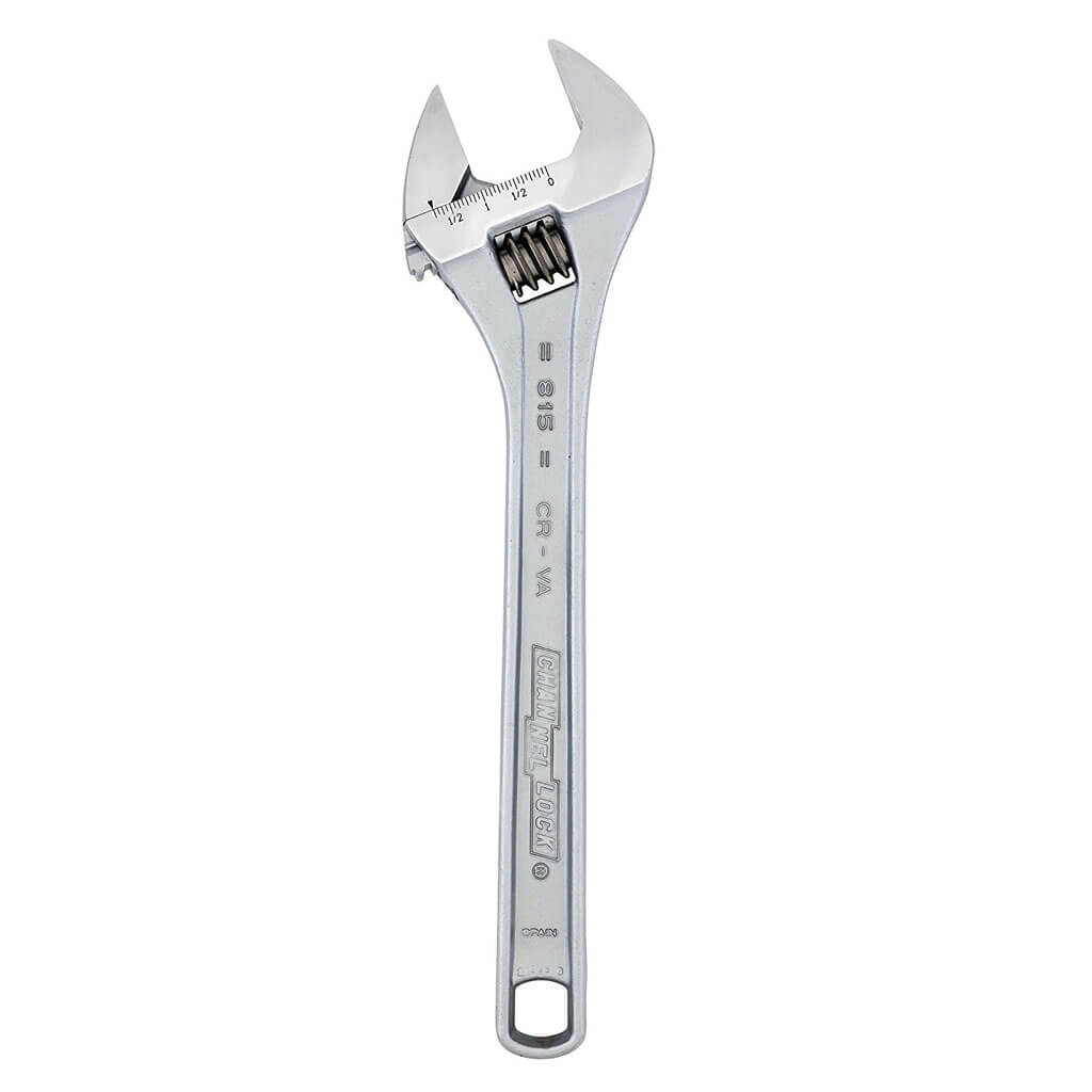 CHANNELLOCK 815 15 in. Chrome Adjustable Wrench