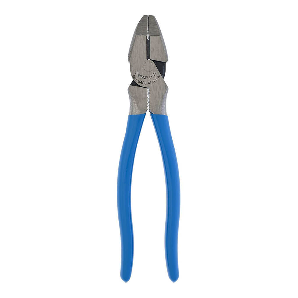 CHANNELLOCK 368 8.38 in. Carbon Steel Xtreme-Leverage Round Nose Lineman Pliers