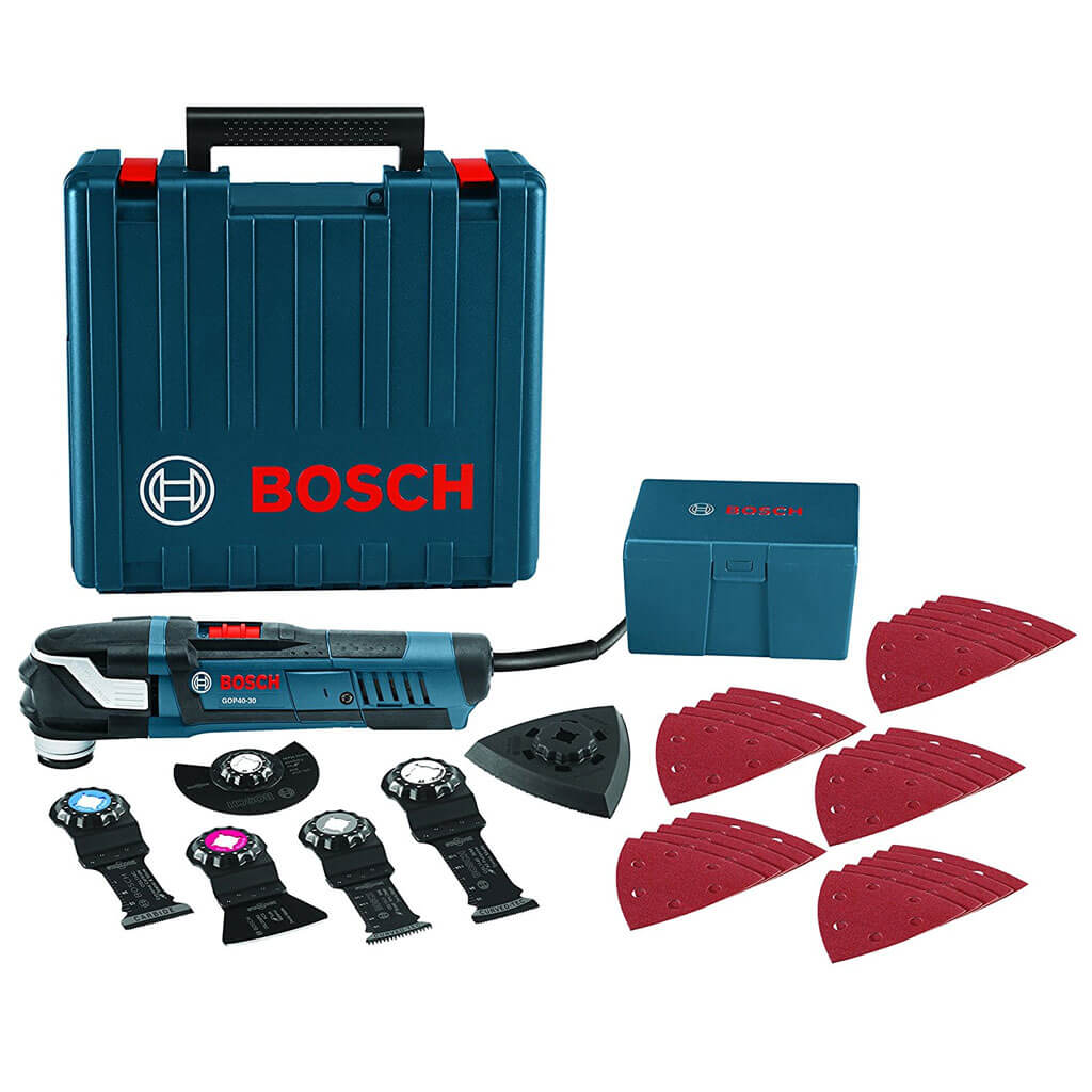 BOSCH GOP40-30C Corded Brushless Variable-Speed Starlock-Plus Oscillating Multi-Tool (34-Piece)