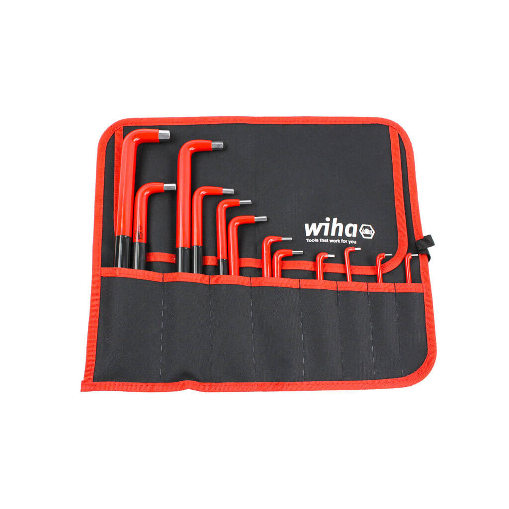 Wiha 13694 Insulated Imperial Hex L-Key Set (12-Piece)