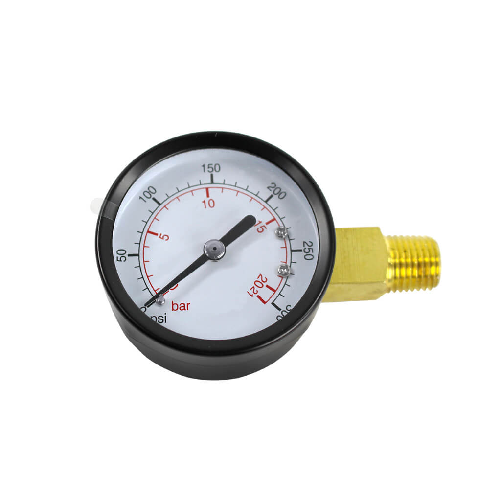 DuraTwist 2 in. Tank Pressure Gauge for 3-Gallon Air Compressor