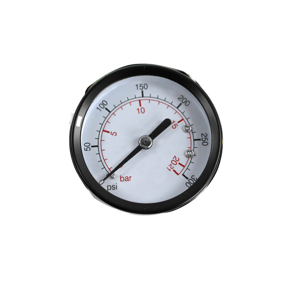 DuraTwist 1.5 in. Regulated Pressure Gauge for 3-Gallon Air Compressor