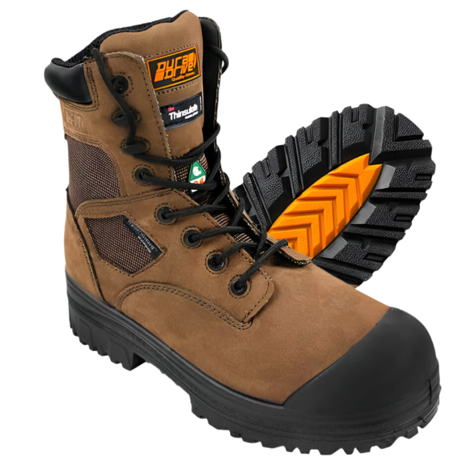 DuraDrive Resonator 8in  Composite Toe Waterproof Work Boots