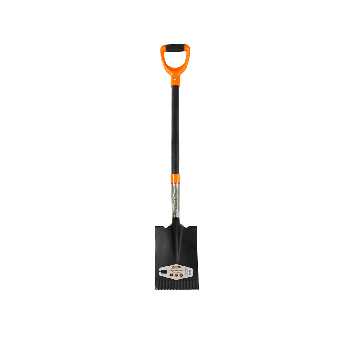 DuraDrive 43 in. Fibreglass D-Handle Carving Garden Spade Shovel