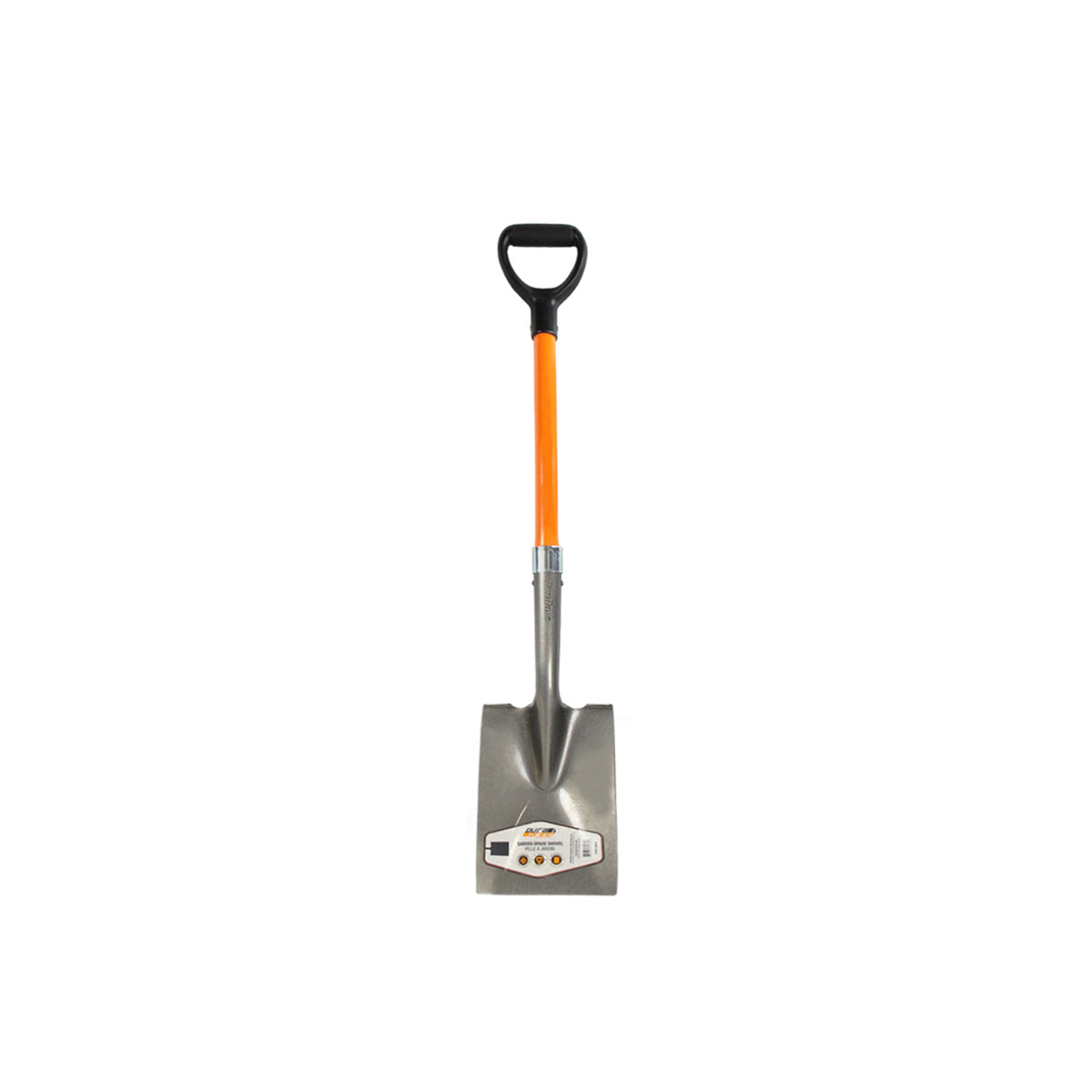 DuraDrive 41 in. Fibreglass D-Handle Garden Spade Shovel