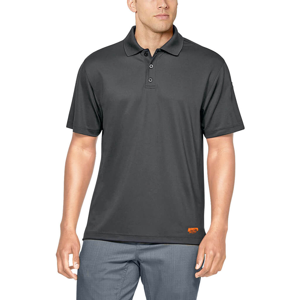 FINAL SALE-DURADRIVE 26930 SHORT SLEEVE WORK POLO DARK GREY