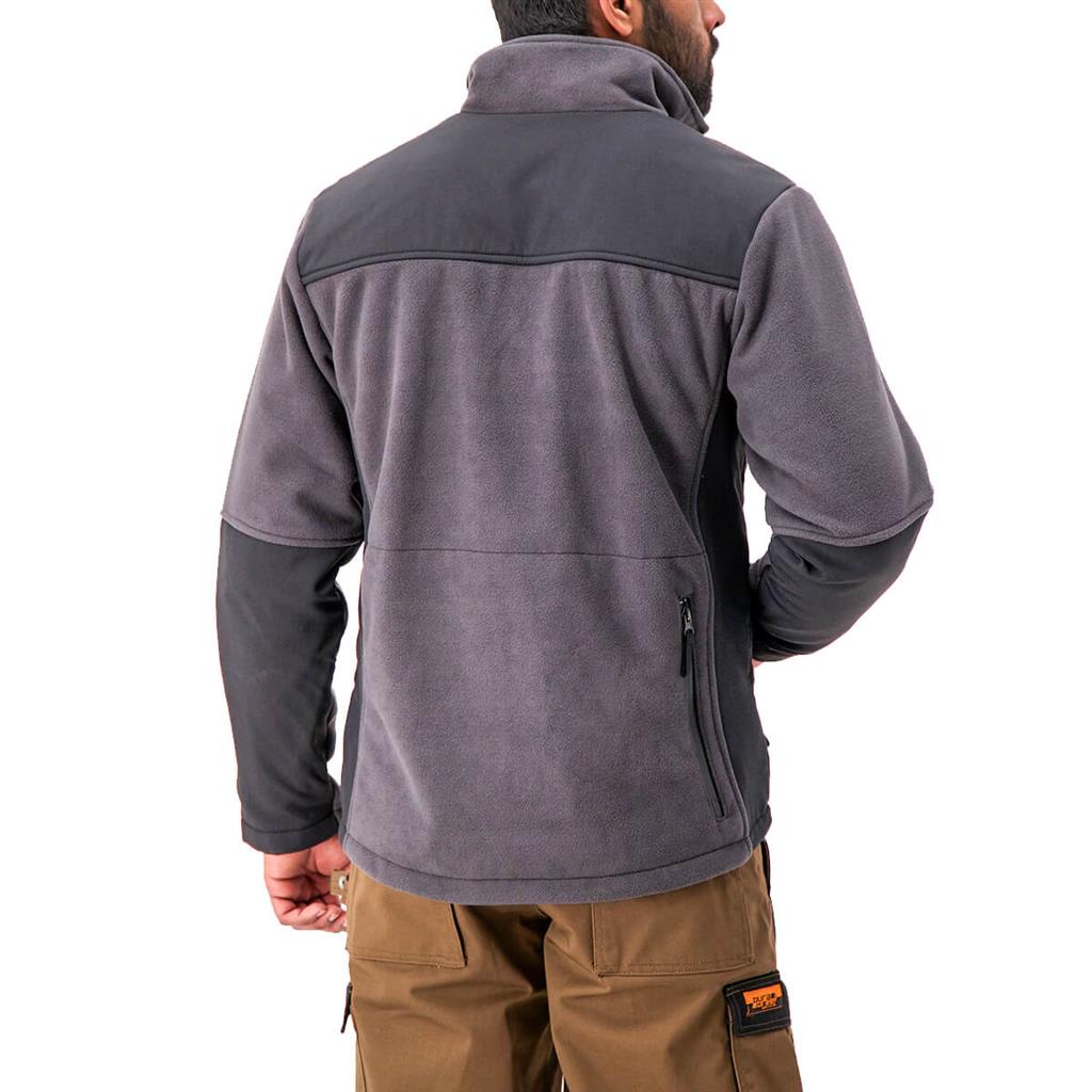 DuraDrive Men's Charcoal Fleece Jacket