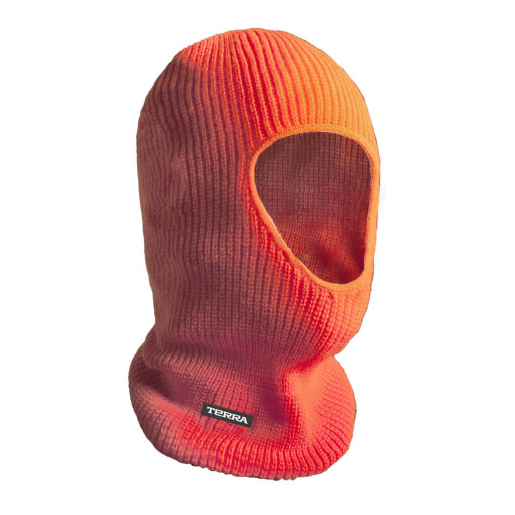 Terra Hi-Vis Yellow Acrylic Knit Balaclava Face Mask